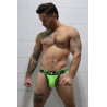 Breedwell Jockstrap Neo Camo Vert Neon
